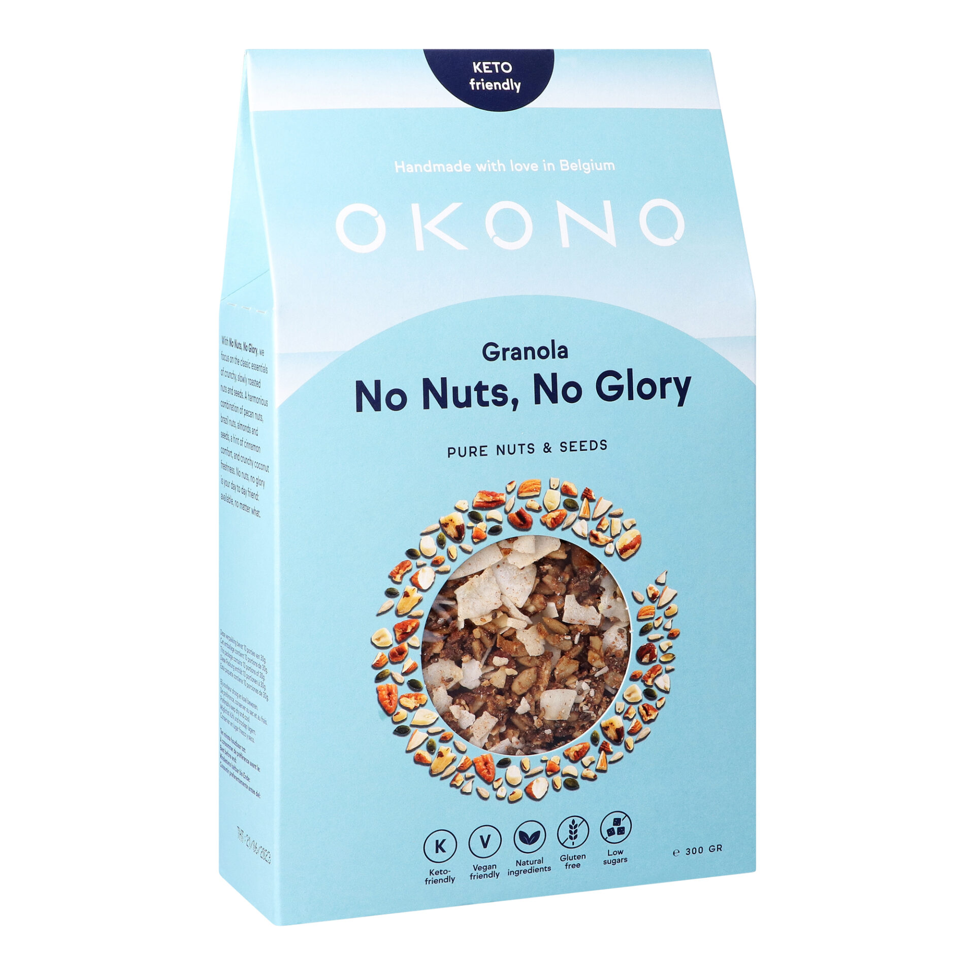 Keto Granola No Nuts, No Glory Portie Gezond